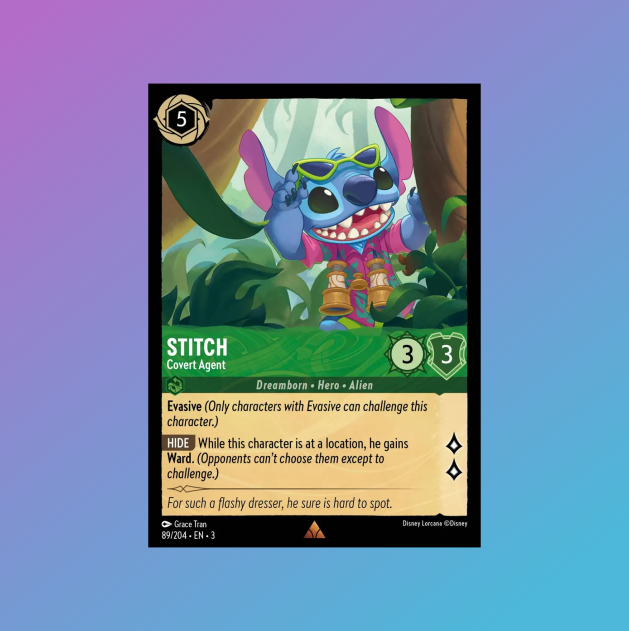 Stitch, Covert Agent - Disney Lorcana: Into the Inklands