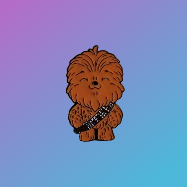 Chibi Chewbacca Enamel Pin Badge