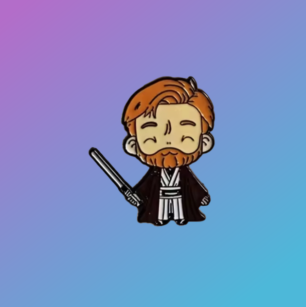 Obi-Wan Kenobi Enamel Pin Badge
