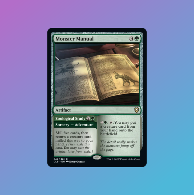 Monster Manual - Commander Legends: Battle for Baldur's Gate