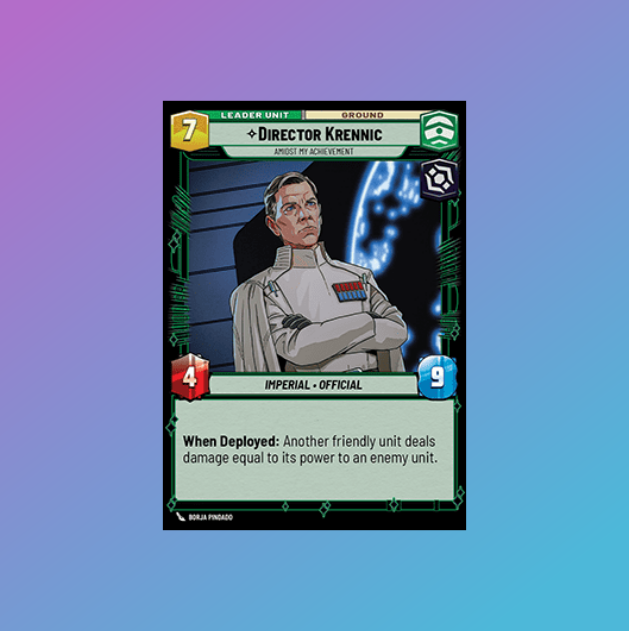 Director Krennic, Amidst My Achievement - Leader - A Lawless Time
