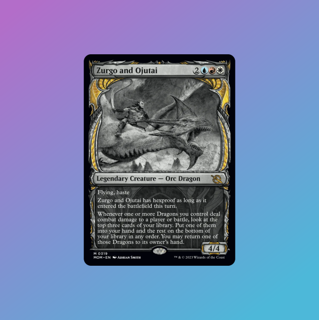 Zurgo and Ojutai (Showcase) - March of the Machines