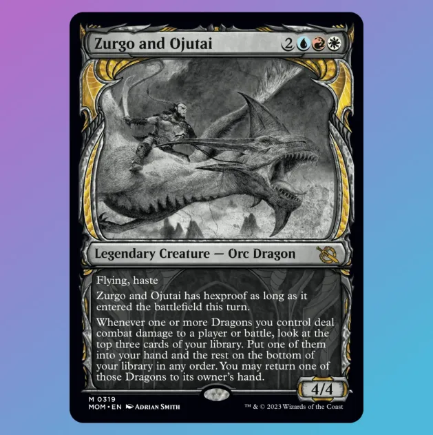 Zurgo and Ojutai (Showcase) - March of the Machines