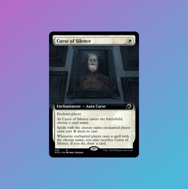 Curse of Silence (Borderless) - Innistrad: Midnight Hunt