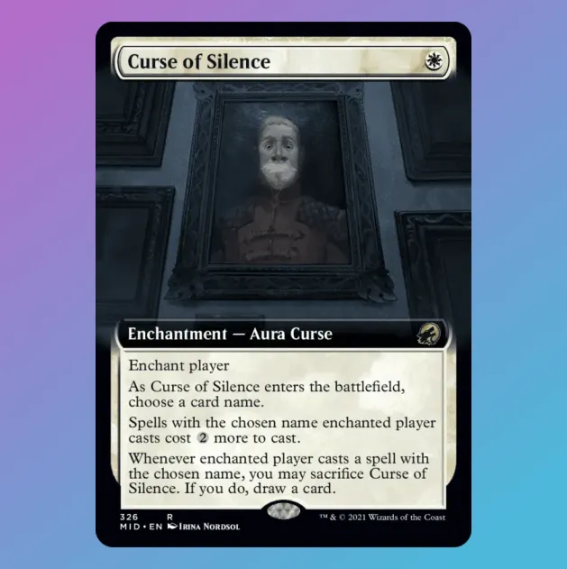 Borderless Curse of Silence - Borderless MTG Singles UK