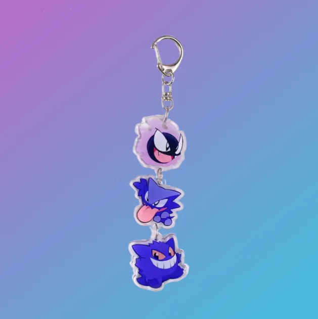 Ghastly Haunter Gengar Evolutions Keyring