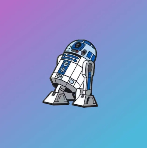 R2D2 Star Wars Robot Enamel Pin Badge
