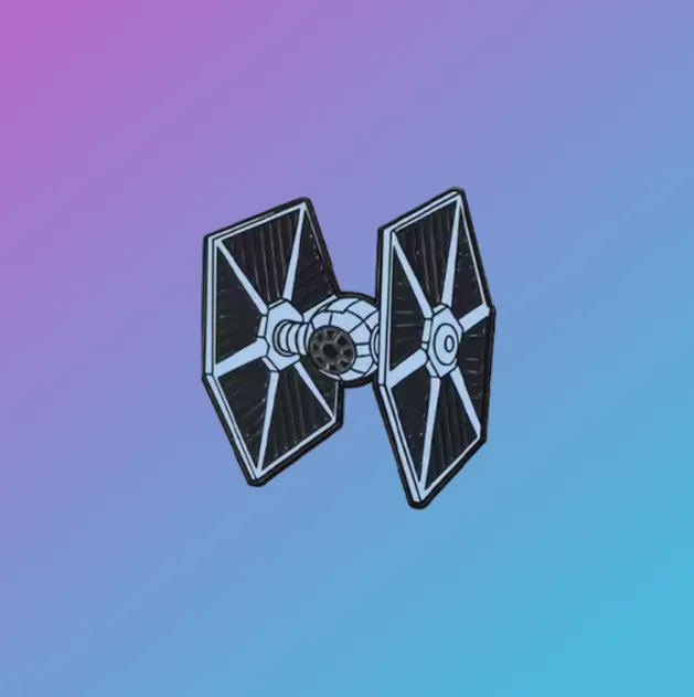 Star Wars Imperial TIE Fighter Enamel Pin Badge
