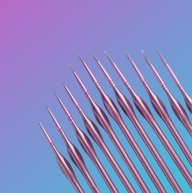 Extra Fine Detail Paint Brush Set (Pink)