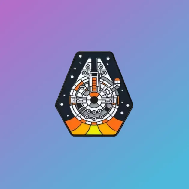 Millennium Falcon Enamel Pin Badge