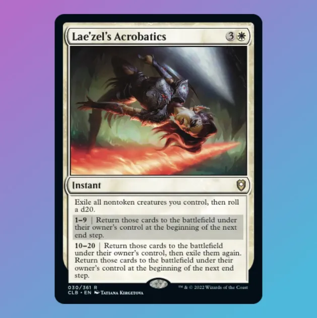 Lae'zel's Acrobatics - Commander Legends: Battle for Baldurs Gate