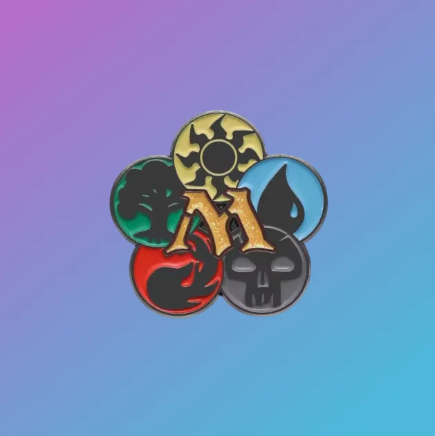 Magic: The Gathering Mana Colour Wheel Enamel Pin Badge
