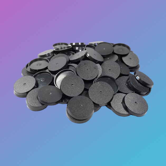 32mm Round Plastic Miniature Bases