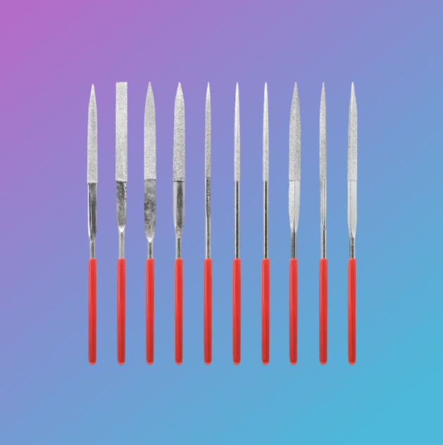 10-Piece Diamond Needle File Set