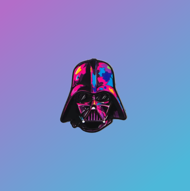 Dart Vader Pop-Art Enamel Pin Badge