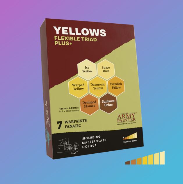 The Army Painter Warpaints Fanatic: Yellows Flexible Triad Plus+