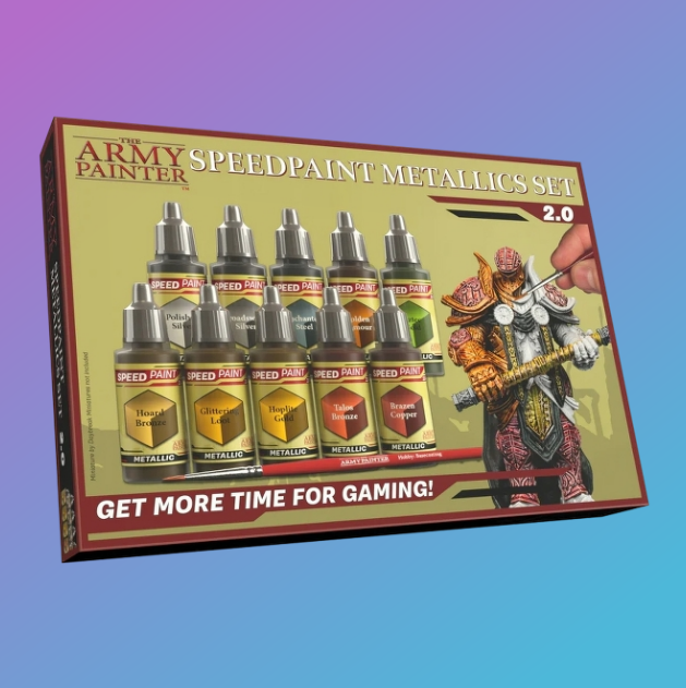 The Army Painter Speedpaint Metallics Set 2.0