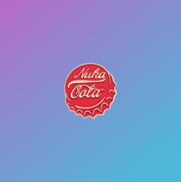 Fallout: Nuka-Cola Bottle Cap Enamel Pin Badge