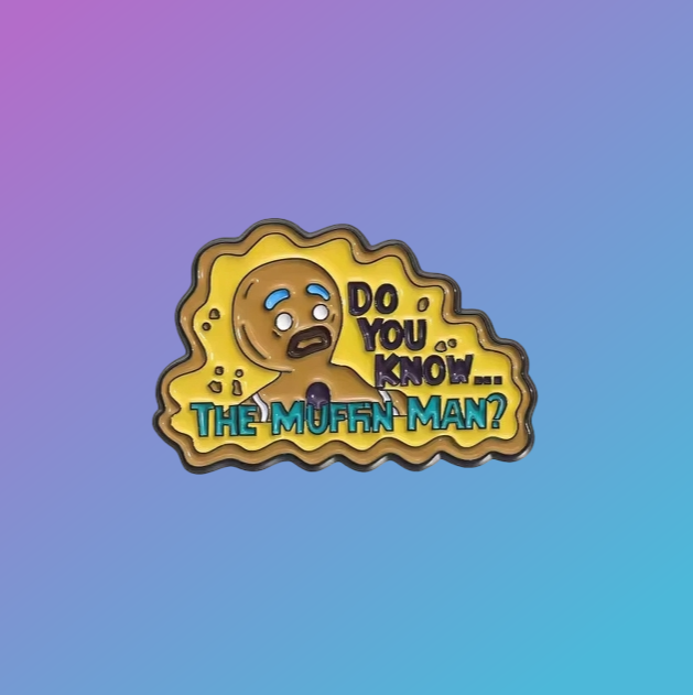Shrek: Gingy "Do You Know the Muffin Man?" Enamel Pin Badge