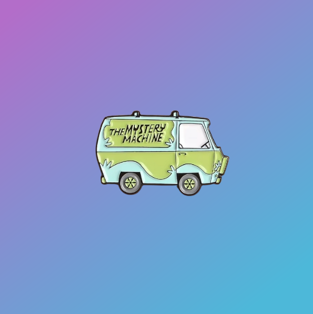 Retro Cartoons: "The Mystery Machine" Enamel Pin Badge