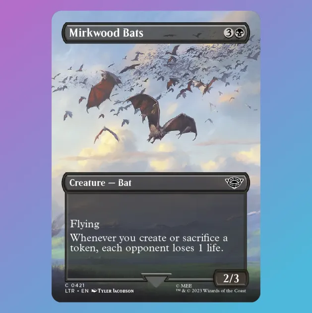Mirkwood Bats (Borderless Scene Art) - The Lord of the Rings: Tales of Middle-earth