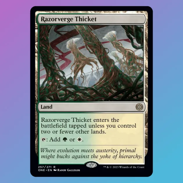 Razorverge Thicket - Phyrexia: All Will Be One
