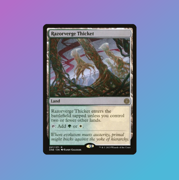 Razorverge Thicket - Phyrexia: All Will Be One