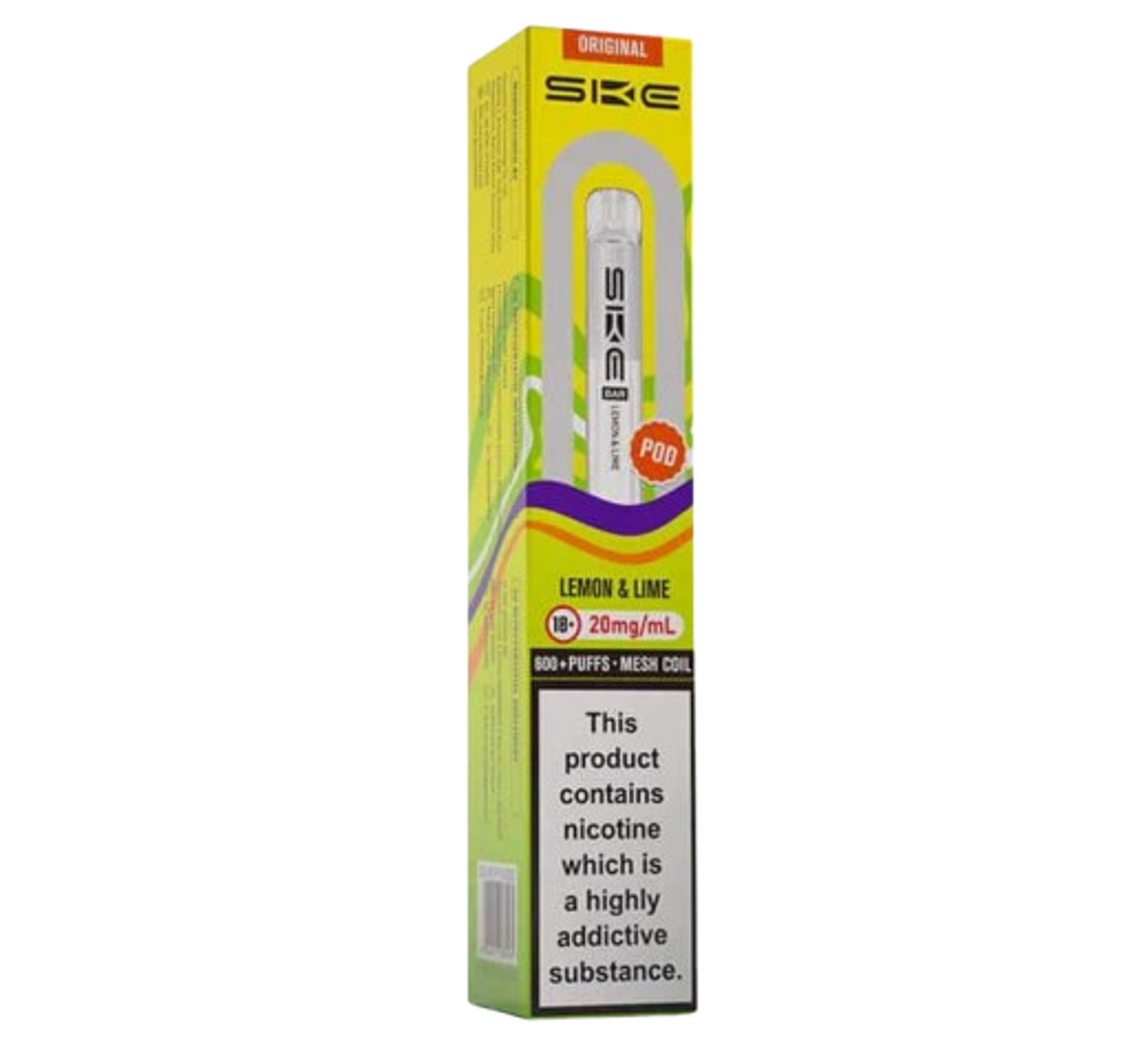 SKE Bar 600 Lemon & Lime Pod