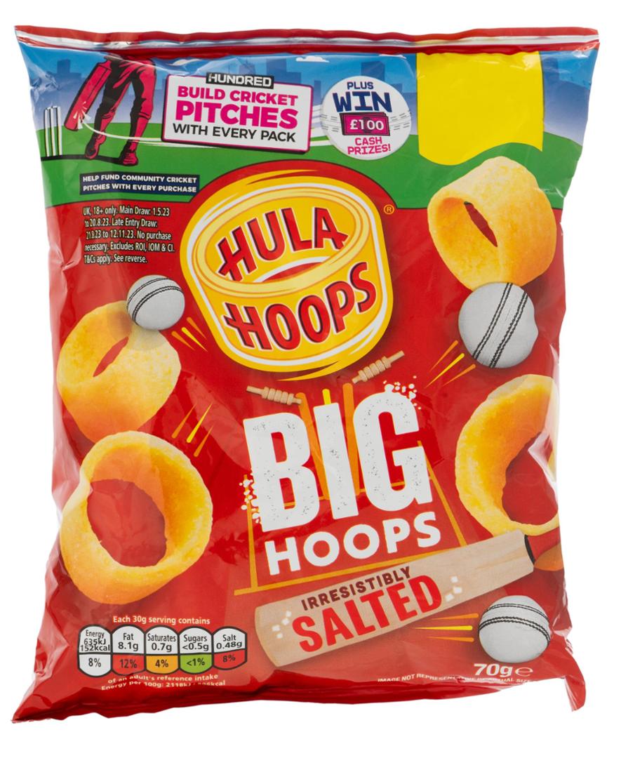 Hula Hoops Big Hoops Salted Crisps