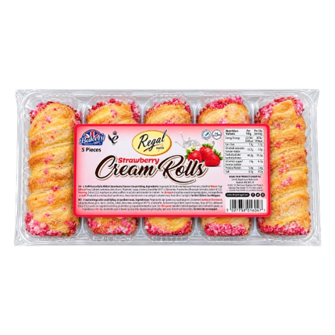 Regal Strawberry Cream Rolls 5pk