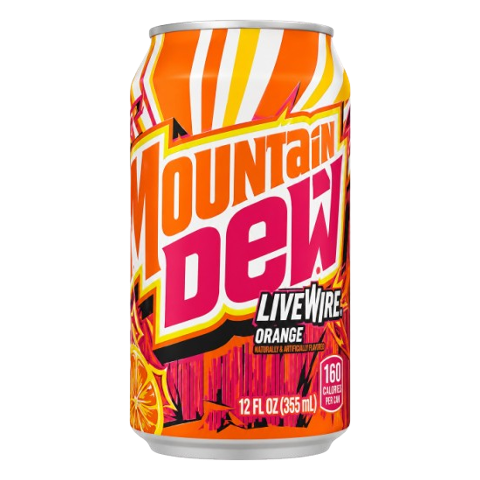 Mountain Dew LiveWire Orange