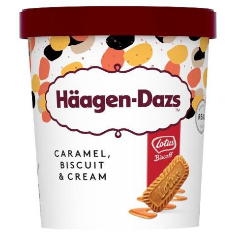 Haagen-Dazs Caramel, Biscuit & Cream