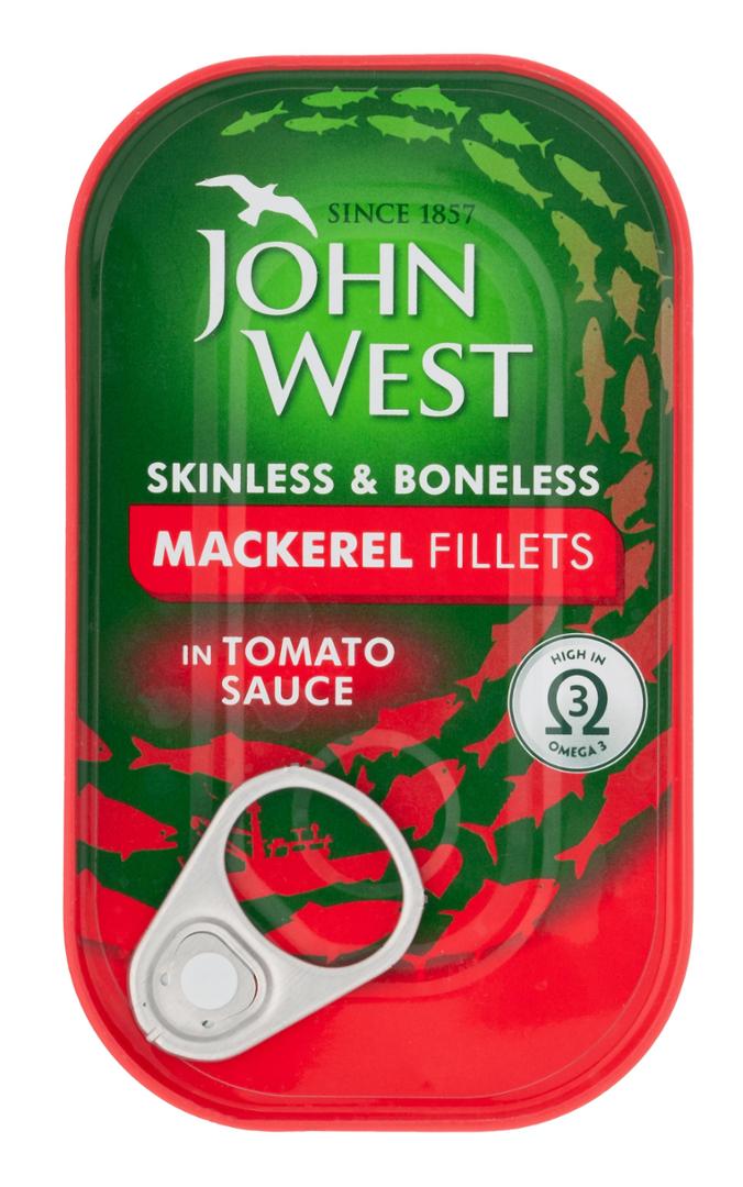 John West Mackerel Fillets in Tomato Sauce