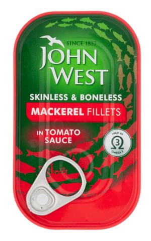 John West Mackerel Fillets in Tomato Sauce