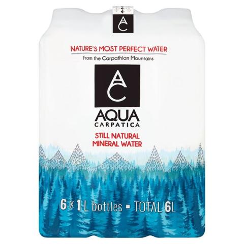 Aqua Carpatica Still Natural Mineral Water 6pk