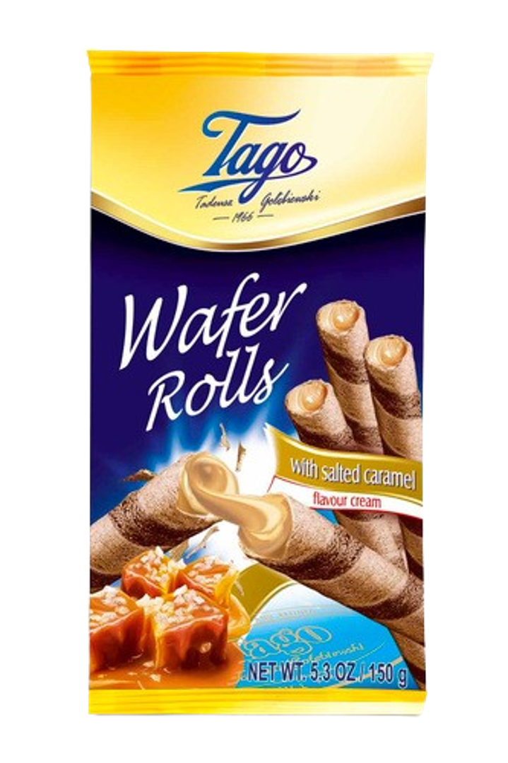 Tago Wafer Rolls Salted Caramel