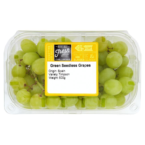 Heritage Green Seedless Grapes