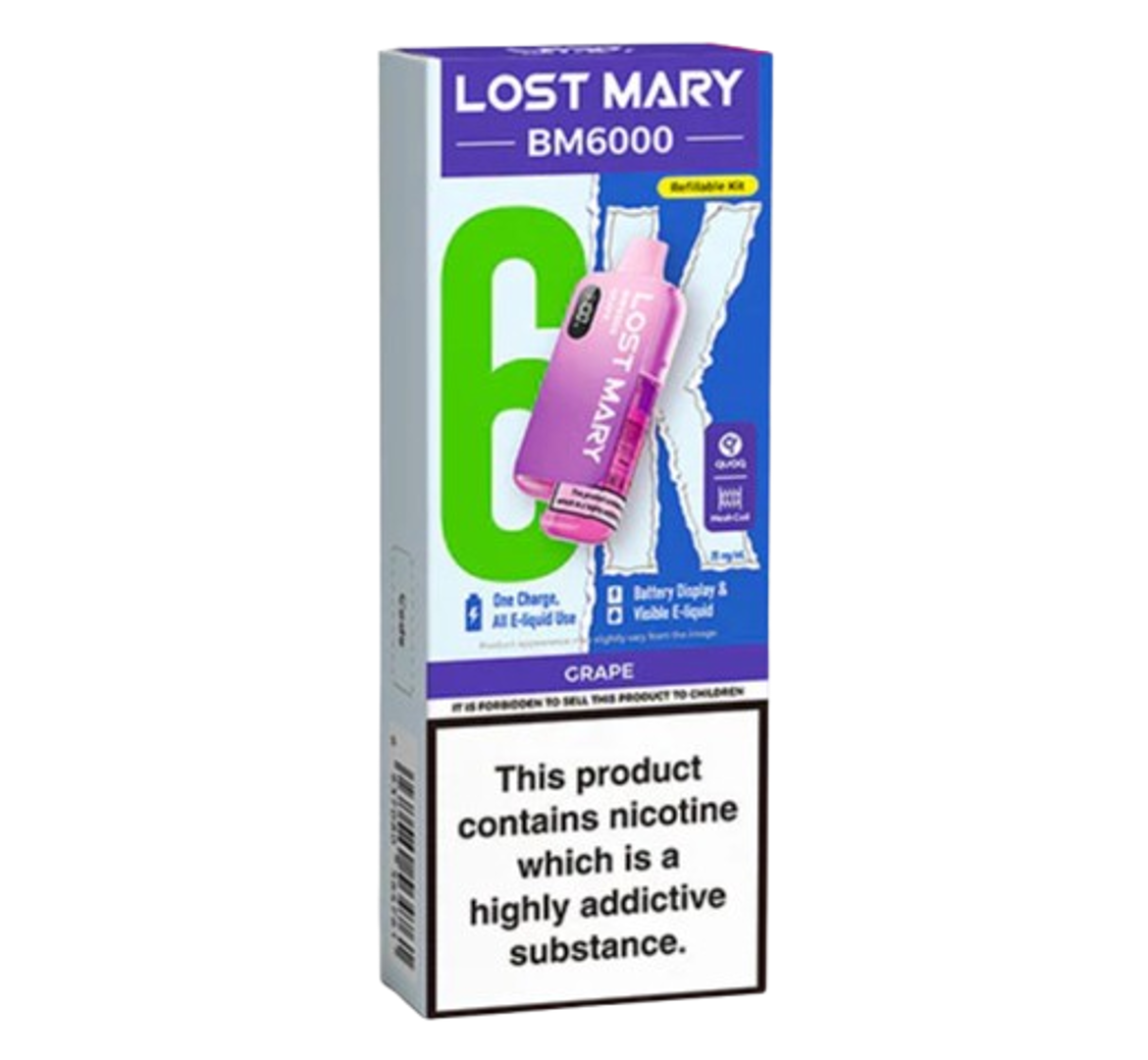 Lost Mary BM6000 Grape Refillable Kit