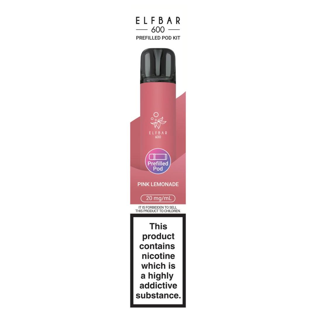Elfbar 600 Pink Lemonade Prefilled Pod Kit