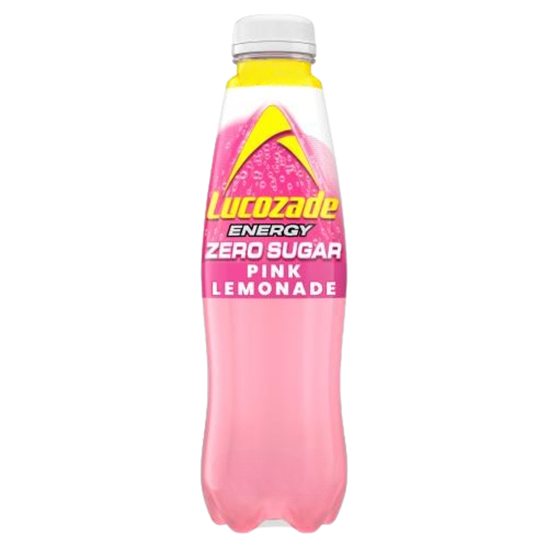 Lucozade Energy Zero Sugar Sugar Pink Lemonade