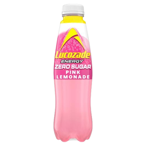 Lucozade Energy Zero Sugar Sugar Pink Lemonade