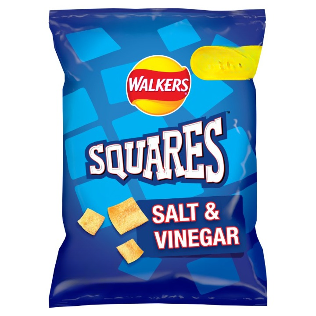 Walkers Squares Salt & Vinegar