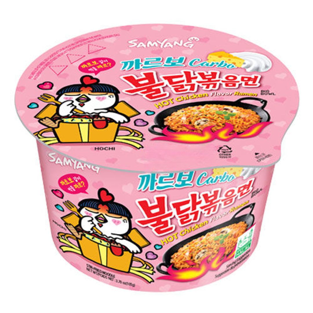 Samyang Buldak Carbonara Spicy Ramen Hot Chicken Flavour