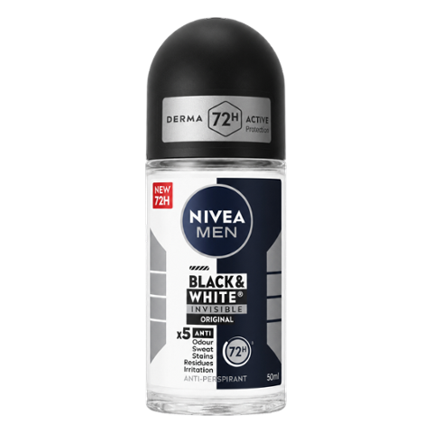 Nivea Men Black & White Invisible Original Anti-Perspirant Roll-On