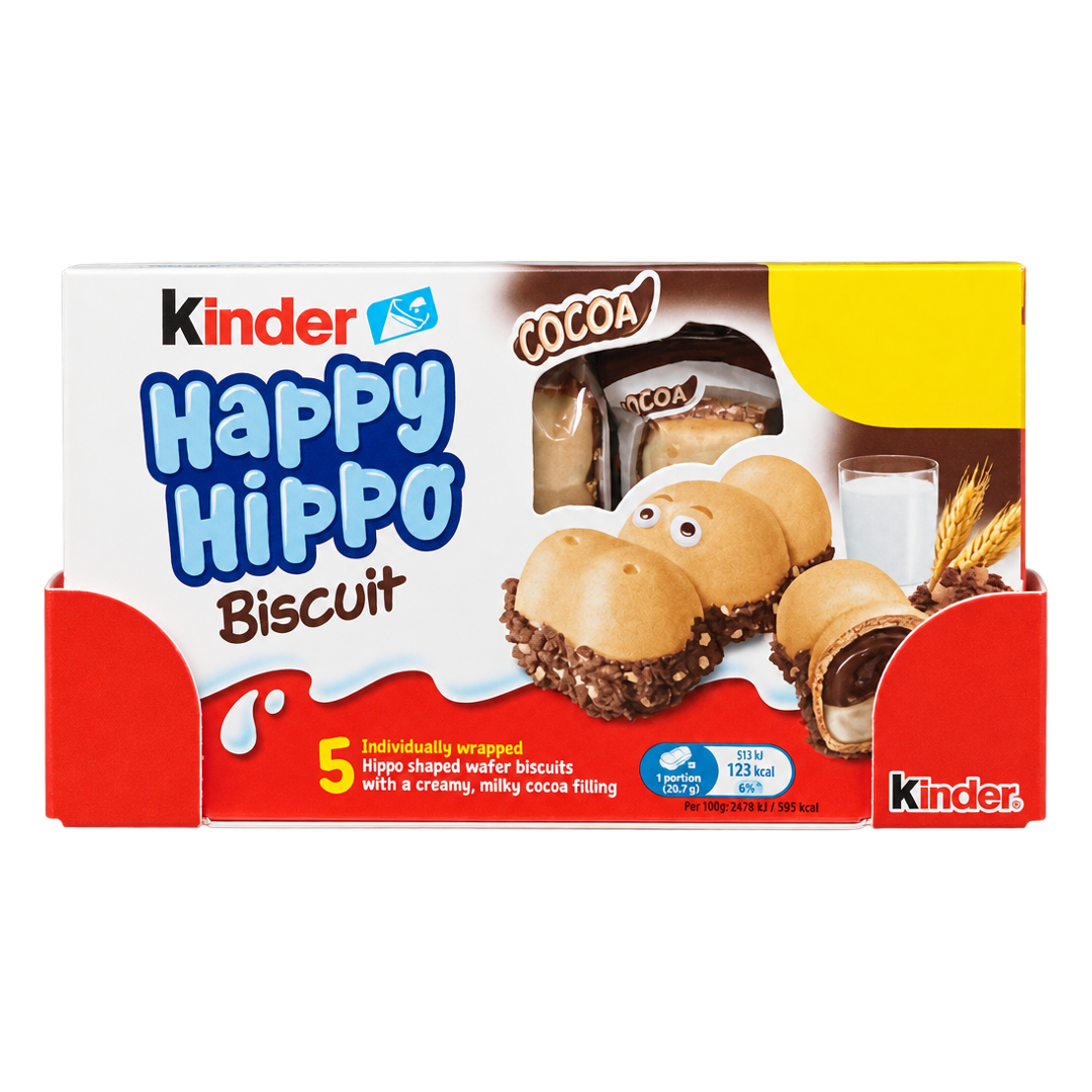 Kinder Happy Hippo Biscuit Cocoa