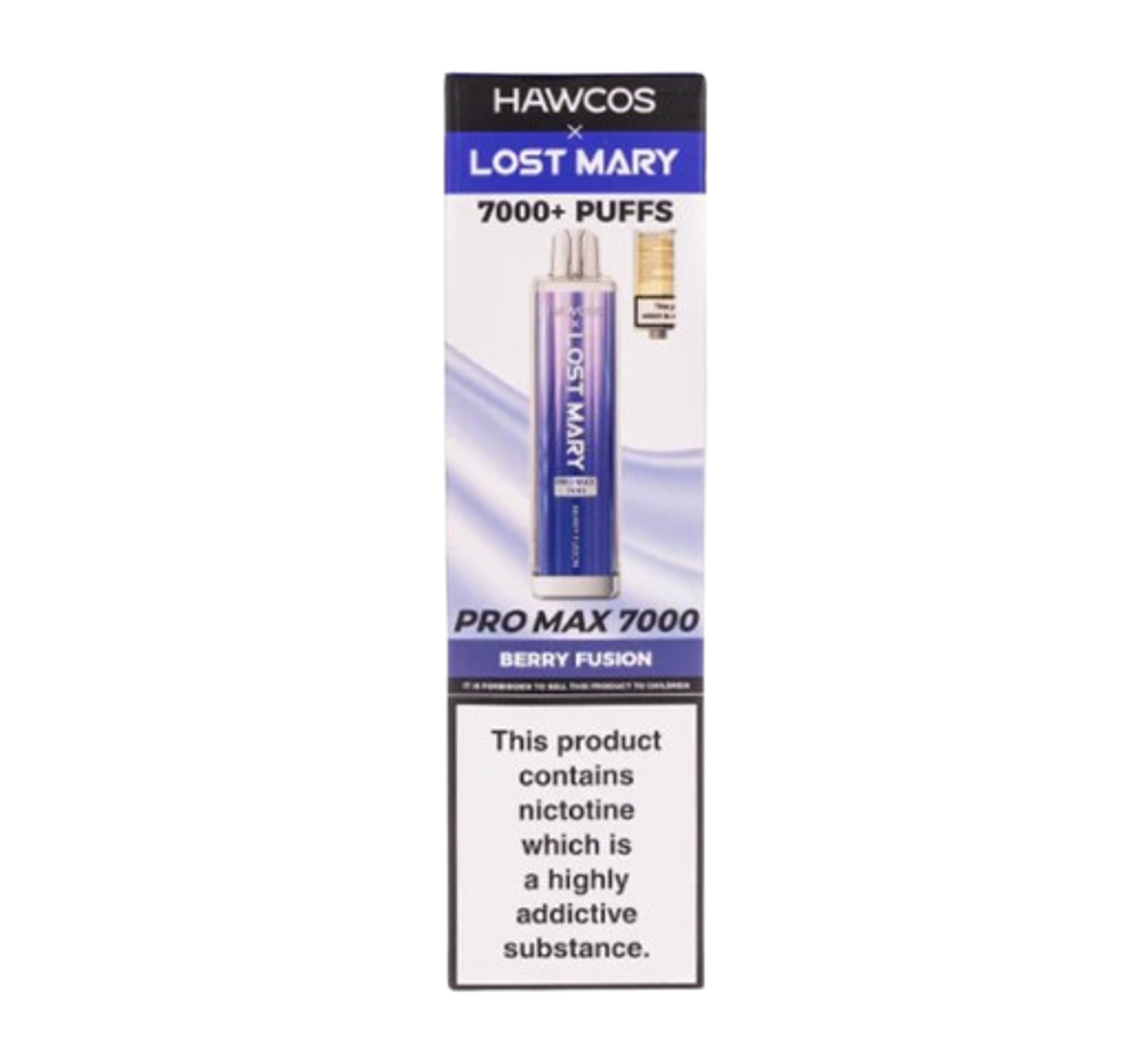 Hawcos x Lost Mary 7000+ Puffs Berry Fusion