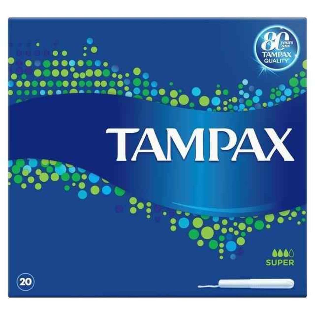 Tampax Super Tampons Applicator 20pk