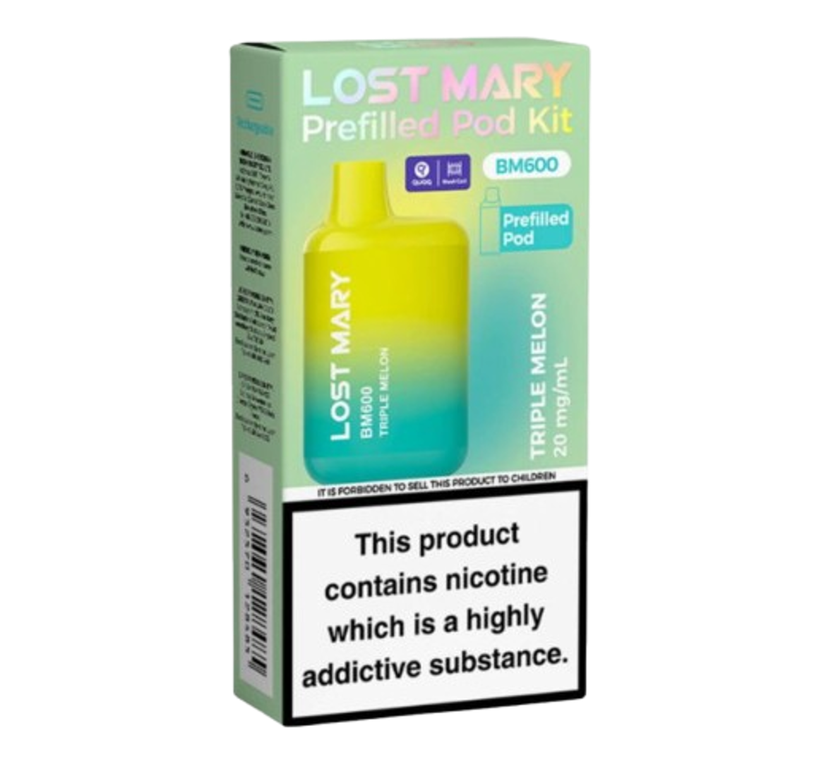 Lost Mary BM600 Triple Melon Prefilled Pod Kit