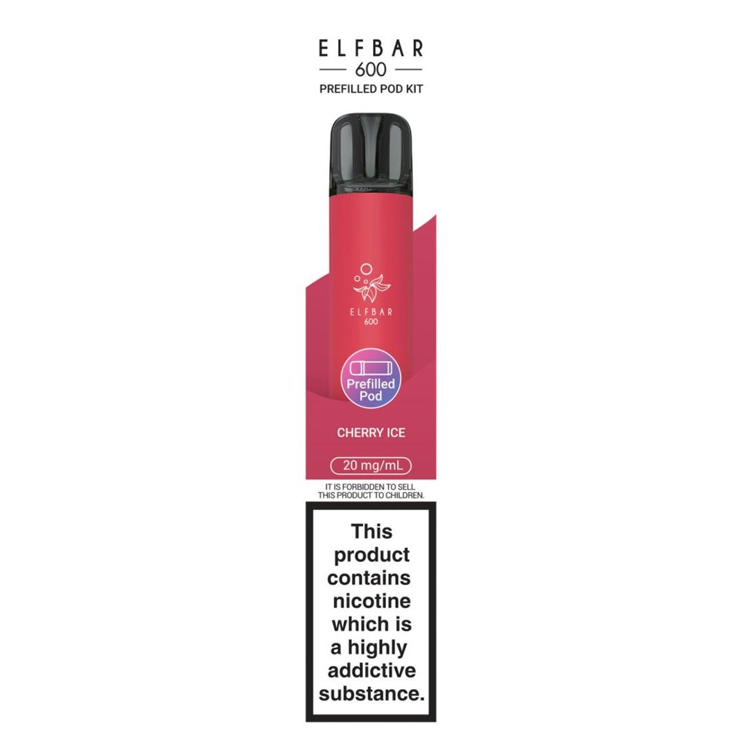 Elfbar 600 Cherry Ice Prefilled Pod Kit
