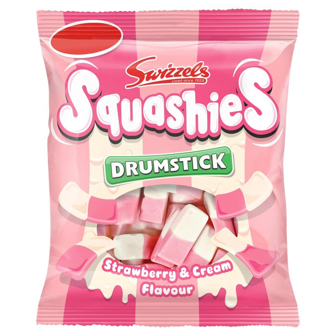 Swizzels Squashies Drumstick Strawberry & Cream Flavour